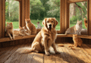 Animales en una sala